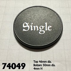 74049(s) Round Gaming Base, 50mm (1)